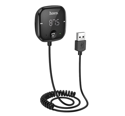 Hoco E65 Wireless Bluetooth FM Transmitter MP3 Player TF Car Kit Aux connection USB powered