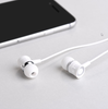Hoco M37 Earphones headset AUX 3.5mm for iPhone and Android white with Mic and call answer button volume control