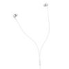 Hoco M70 Earphones headset AUX 3.5mm for iPhone and Android white with Mic and call answer button carbon fiber