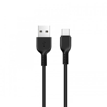 Hoco X20 3A 3M USB A to USB C USB fast charging data cable for phone, iPad, Android black