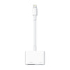 iPhone iPad with 8-pin Port To HDMI 4K Video Digital AV Cable Adapter iPhone <14 to TV white
