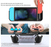 Nintendo Switch OLED Protective Shockproof Case Cover Black with kick stand 5 game cartridge magnetic holder