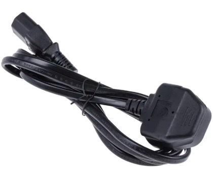 PC power cable Ireland UK Power Lead For computer / kettle / printer Black three pin 1.8m mains