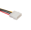 Pack of 2, 4Pin IDE MOLEX Male to Female PC Power Supply Extension Cable