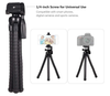 Phone camera tripod black 28cm monopod selfie stick flexible wrap-around tripod for mobile phone holder tripods