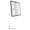 Phone iPad tablet holder desktop metal holder for 4.5 to 13 inch mobile phones and tablet PC white