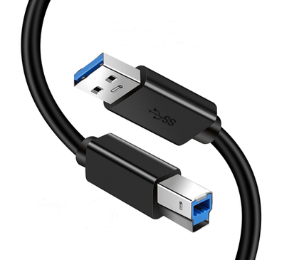 Printer cable USB 3.0 A Male to B Male Cable 2m black printer scanner