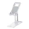 Phone iPad tablet desktop Holder Rotation Extendable White