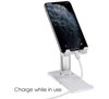 Phone iPad tablet desktop Holder Rotation Extendable White