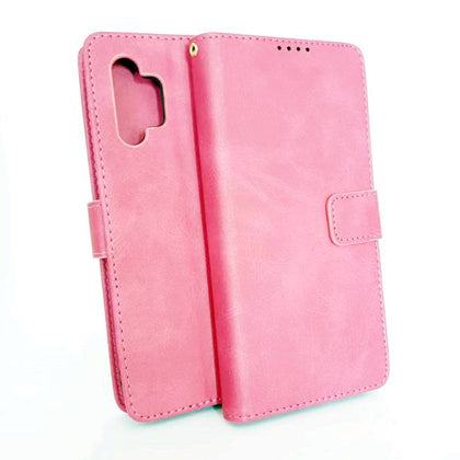 Samsung A32 5G phone case wallet cover flip anti drop anti slip shockproof pink