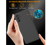 Samsung A04s phone case Soft Flexible Rubber Protective Cover black liquid silicone