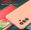 Samsung A04s phone case Soft Flexible Rubber Protective Cover pink liquid silicone
