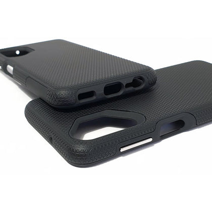 Samsung A04s phone case anti drop anti slip shockproof rugged dotted black