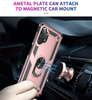 Samsung A04s phone case rose gold ring armor anti drop shockproof rugged protective