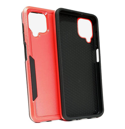 Samsung A12 symmetry phone case anti drop anti slip shockproof rugged red