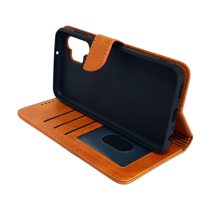 Samsung A13 4G 5G phone case wallet cover flip anti drop anti slip shockproof brown
