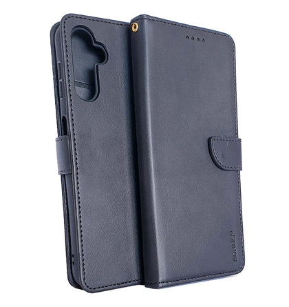 Samsung A14 4G 5G phone case wallet cover flip anti drop anti slip shockproof black