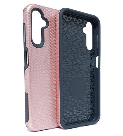 Samsung A14 5G 4G phone case anti drop anti slip shockproof rugged dotted rose gold
