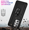 Samsung A23 4G 5G phone case black ring armor anti drop shockproof rugged protective