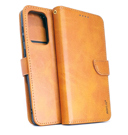 Samsung A23 4G 5G phone case wallet cover flip anti drop anti slip shockproof brown