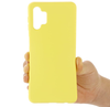 Samsung A32 5G phone case Soft Flexible Rubber Protective Cover yellow liquid silicone