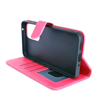 Samsung A33 5G phone case wallet cover flip anti drop anti slip shockproof pink