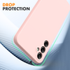Samsung A34 5G phone case Soft Flexible Rubber Protective Cover pink liquid silicone