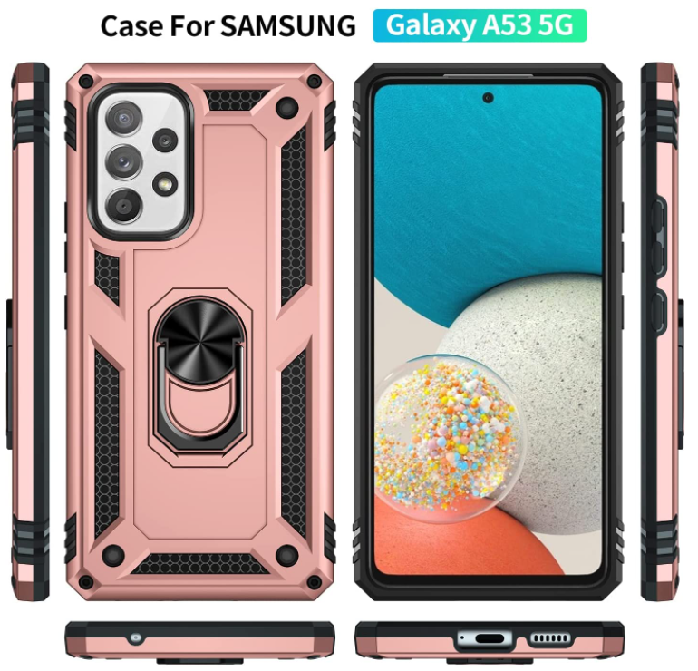  for Samsung Galaxy A53 5G Phone Case 2023 Classic Luxury Design  A07 Phone Case Golden Square Soft TPU Shockproof Protective Decor Case Cover  : Cell Phones & Accessories