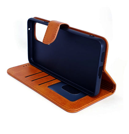Samsung A53 5G phone case wallet cover flip anti drop anti slip shockproof brown