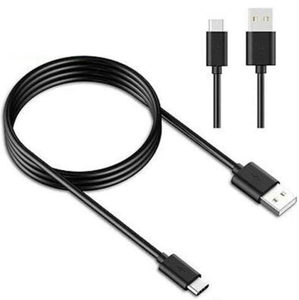 USB A to Type C Data Charging Cable for Samsung Android iPhone black EP