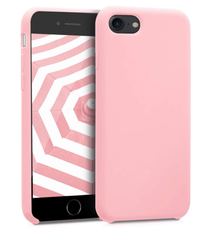 iPhone SE 2022 3rd gen / 7 / 8 / SE (2020) phone case Soft Flexible Rubber Protective Cover pink