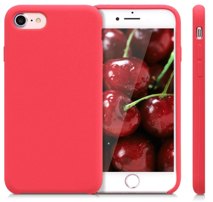 iPhone SE 2022 3rd gen / 7 / 8 / SE (2020) phone case Soft Flexible Rubber Protective Cover red