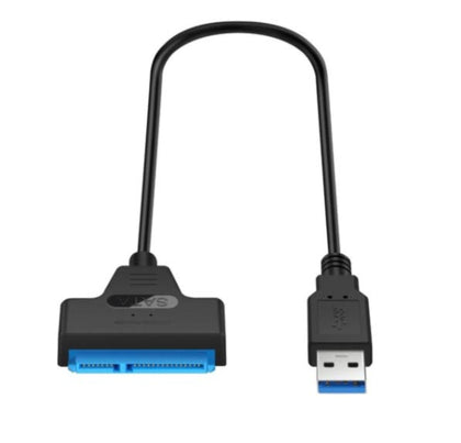 USB A To SATA Adapter. Hard Drive Cable for 2.5 inch SATA and 3 inch HDD SSD. 7/15 Pin