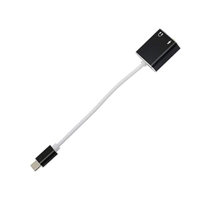 USB C to 3.5mm earphones microphone adapter compatibility iPad Android, Windows, Macbook, Type C to Jack 3.5mm Headphone Microphone