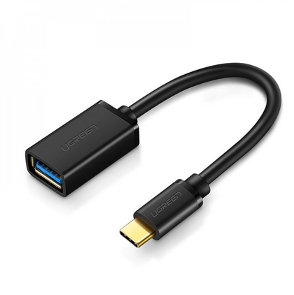 Ugreen USB 3 to USB Type C Black Adapter OTG cable 15cm