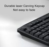 Wireless Keyboard mouse X1800Pro compatible with Windows, MacOS and Linux black