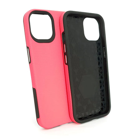 iPhone 13 phone case anti drop anti slip shockproof dotted pink