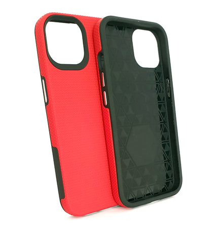 iPhone 13 phone case anti drop anti slip shockproof dotted red