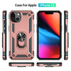 iPhone 13 phone case rose gold ring armor anti drop shockproof rugged protective