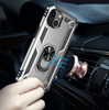 iPhone 13 phone case silver ring armor anti drop shockproof rugged protective