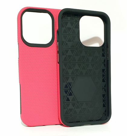 iPhone 13 pro phone case anti drop anti slip shockproof dotted pink