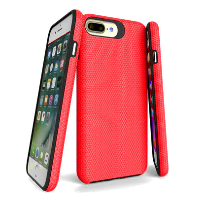 iPhone SE 2022 3rd gen /7/8/SE 2020 phone case anti drop anti slip shockproof rugged dotted red