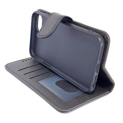iPhone SE 2022 3rd gen /7/8/SE 2020 phone case wallet cover flip anti drop anti slip shockproof black