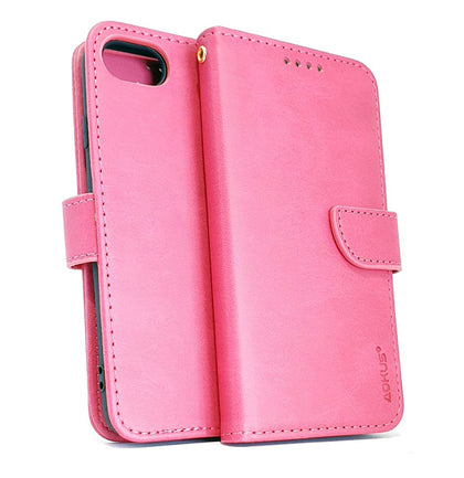 iPhone SE 2022 3rd gen /7/8/SE 2020 phone case wallet cover flip anti drop anti slip shockproof pink