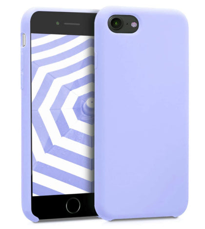 iPhone SE 2022 3rd gen / 7 / 8 / SE 2020 phone case Soft Flexible Rubber Protective Cover light blue