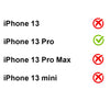 iPhone 13 pro phone case clear hard anti drop anti slip shockproof rugged