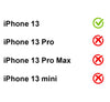 iPhone 13 phone case wallet cover flip anti drop anti slip shockproof red